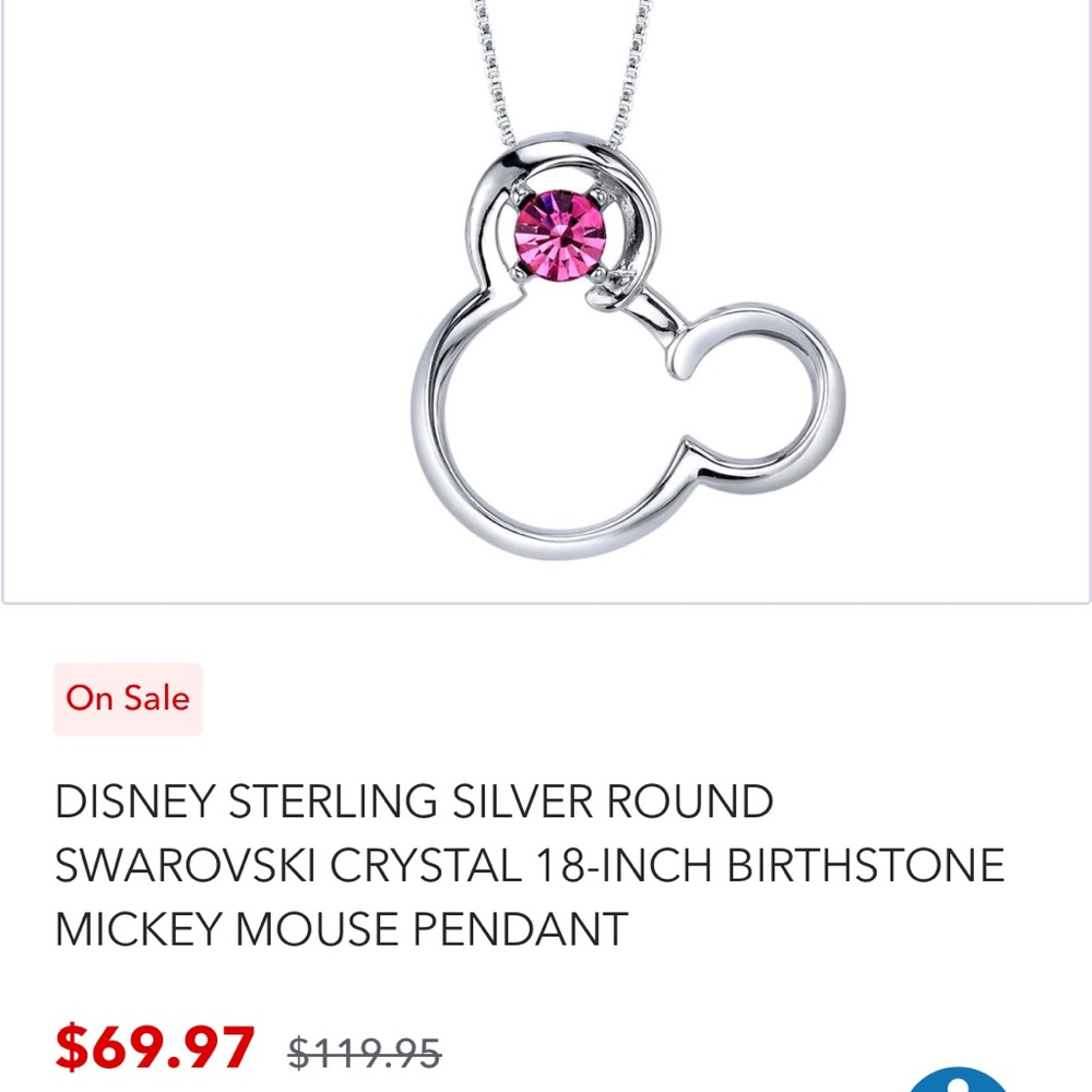 Mini mouse birthstone